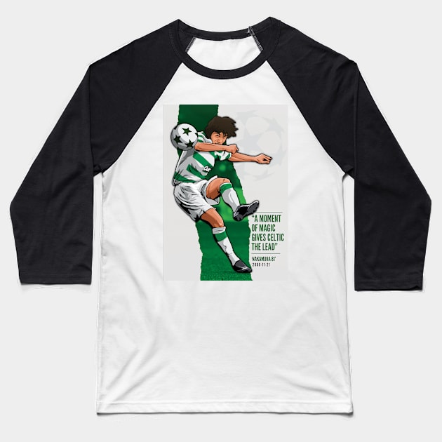 Nakamura CL Free Kick V Manchest United Baseball T-Shirt by TeesForTims